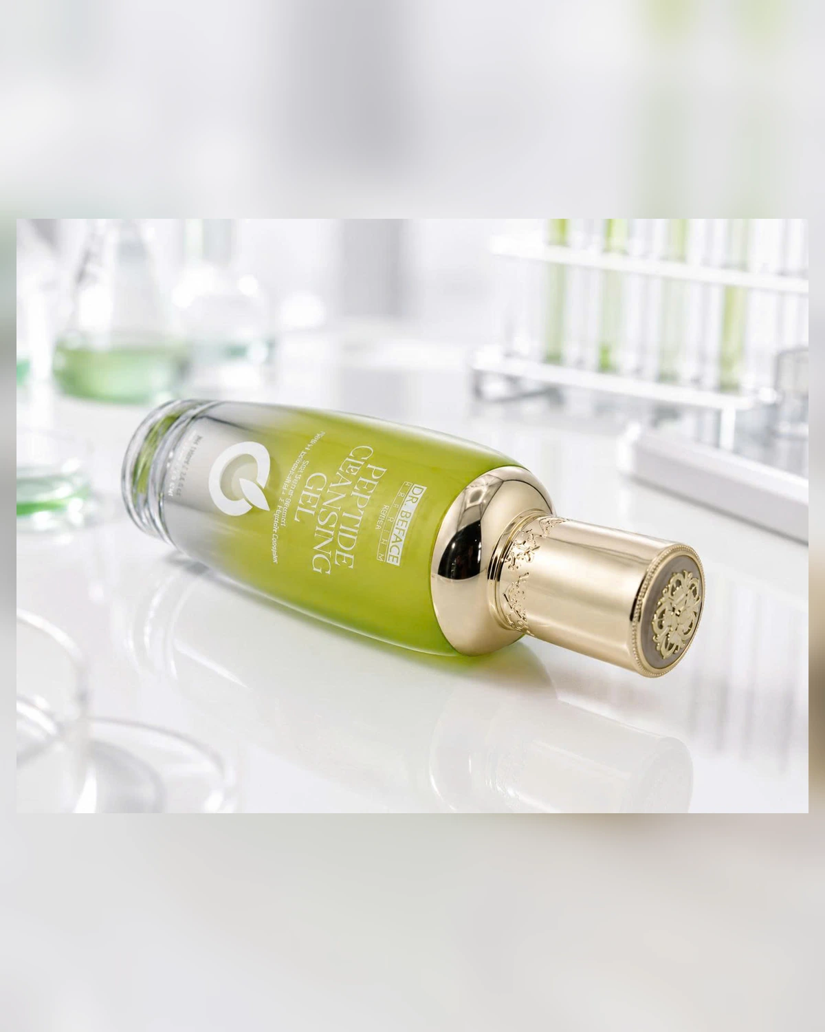 Detalhe horizontal de DR.BEFACE PREMIUM PEPTIDE CLEANSING GEL