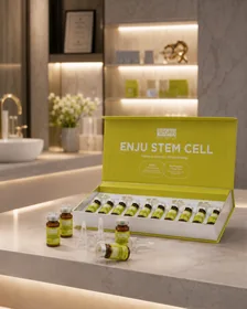 Hộp lớn BEGEN ENJU STEM CELL trong không gian chăm sóc da