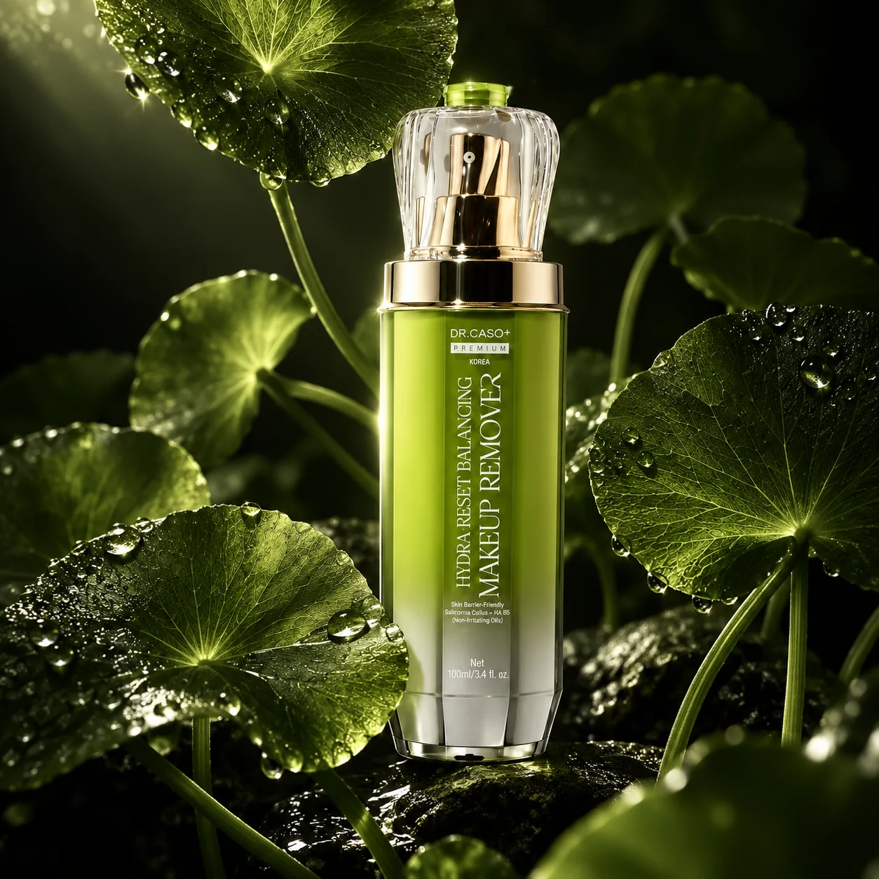 DR.CASO+ HYDRA RESET trong concept Centella và giọt nước