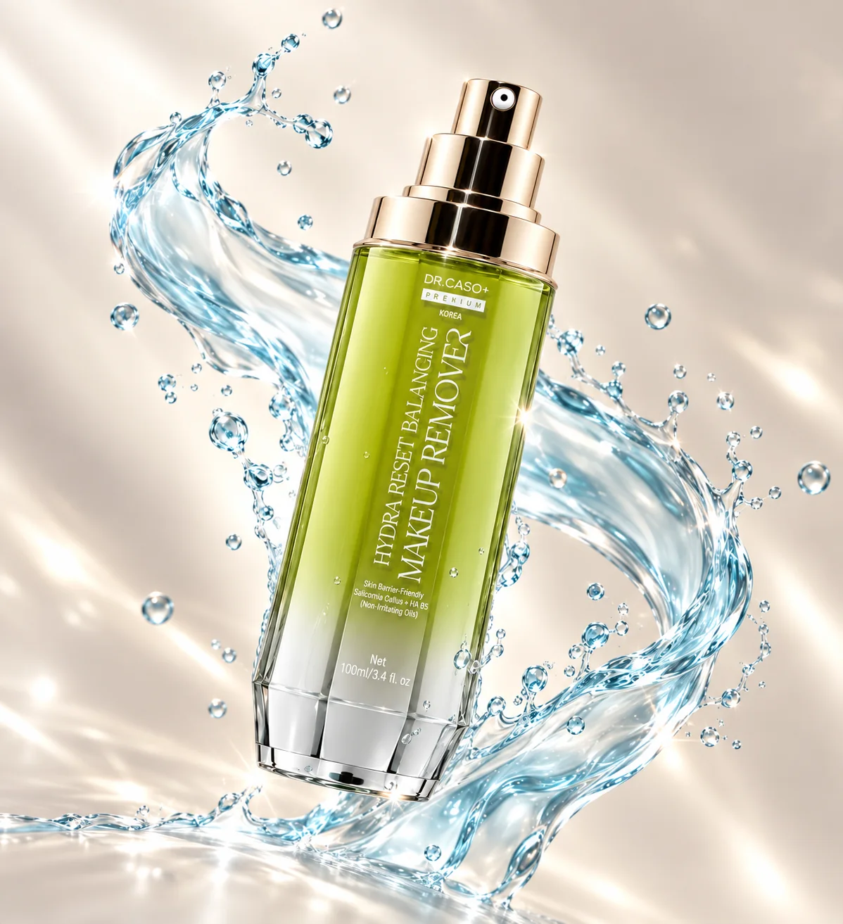 DR.CASO+ HYDRA RESET BALANCING MAKEUP REMOVER 100 ml cùng dòng nước trong xanh