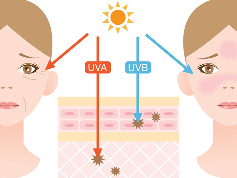tác động của nắng đến làn da