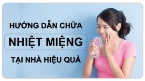 điều trị nhiệt miệng tại nhà