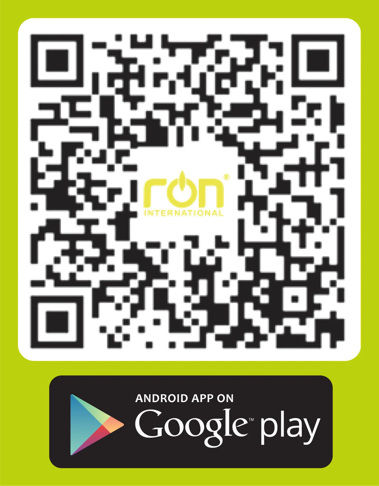 Mã QR tải ứng dụng RON INTERNATIONAL® trên Google Play